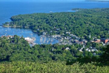 Mount Battie view over camden